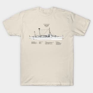 Duane wpg-33 United States Coast Guard Cutter - SBDpng T-Shirt